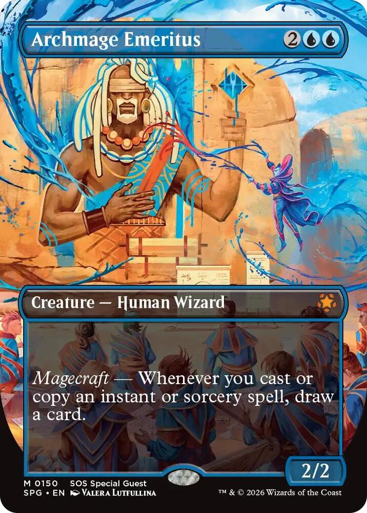 Archmage Emeritus (Borderless)-Special Guests-M-Foil