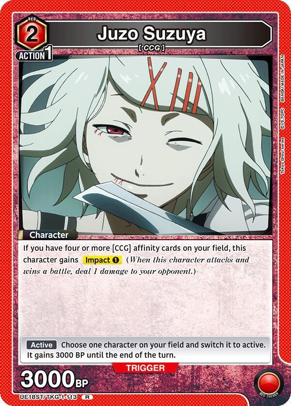 Juzo Suzuya-UE18ST: Tokyo Ghoul Starter Deck-Rare-Normal