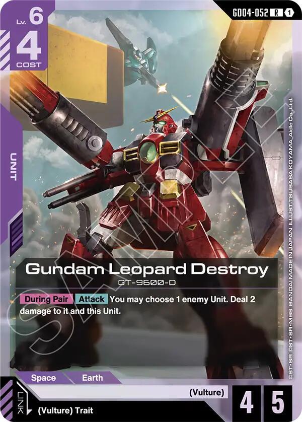 Gundam Leopard Destroy-Phantom Aria-Rare-Holofoil
