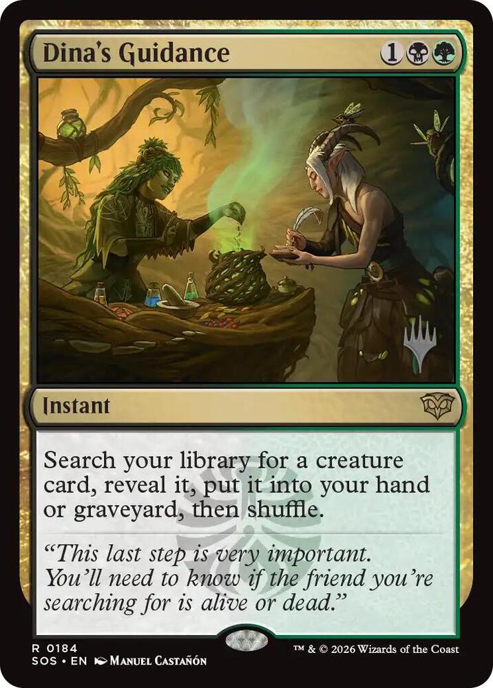 Dina's Guidance-Promo Pack: Secrets of Strixhaven-R-Normal