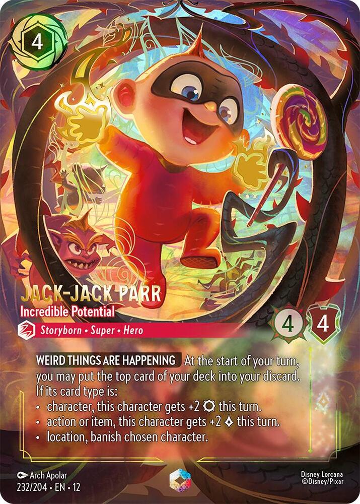 Jack-Jack Parr - Incredible Potential (Enchanted)-Wilds Unknown-Enchanted-Holofoil