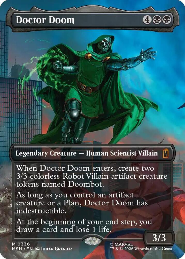 Doctor Doom (Borderless) (0336)-Marvel Super Heroes-M-Normal