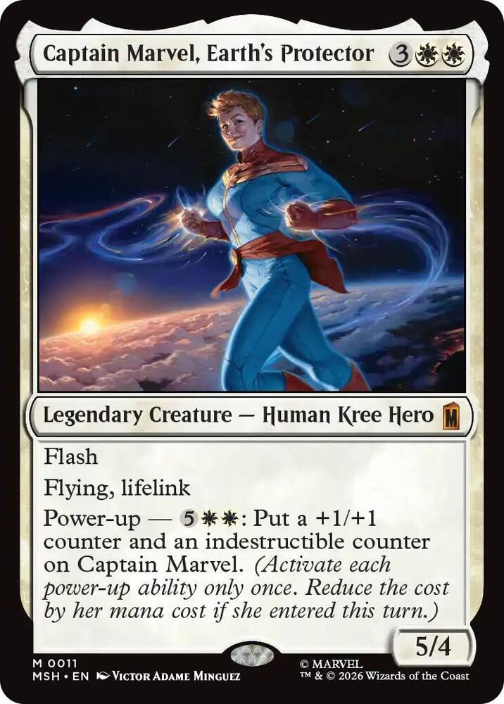 Captain Marvel, Earth's Protector-Marvel Super Heroes-M-Normal