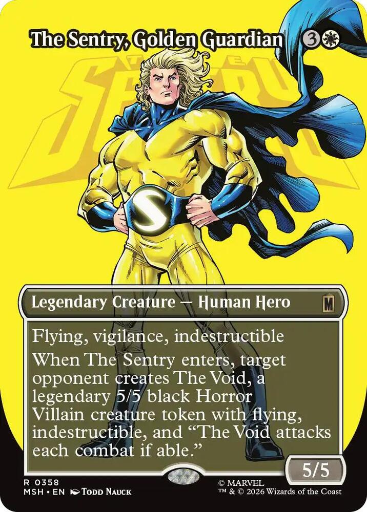 The Sentry, Golden Guardian (Borderless)-Marvel Super Heroes-R-Normal