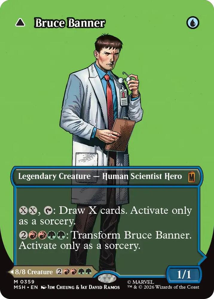 Bruce Banner (Borderless) (0359)-Marvel Super Heroes-M-Normal