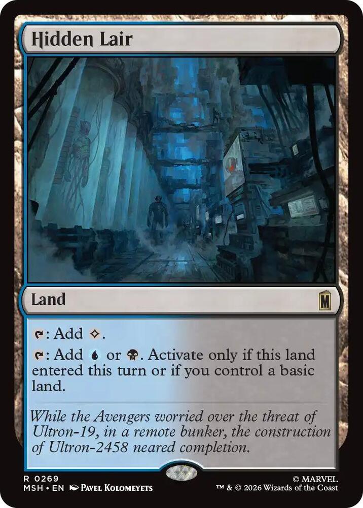 Hidden Lair-Marvel Super Heroes-R-Normal