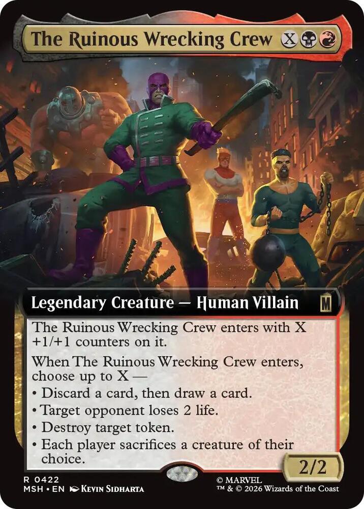 The Ruinous Wrecking Crew (Extended Art)-Marvel Super Heroes-R-Normal