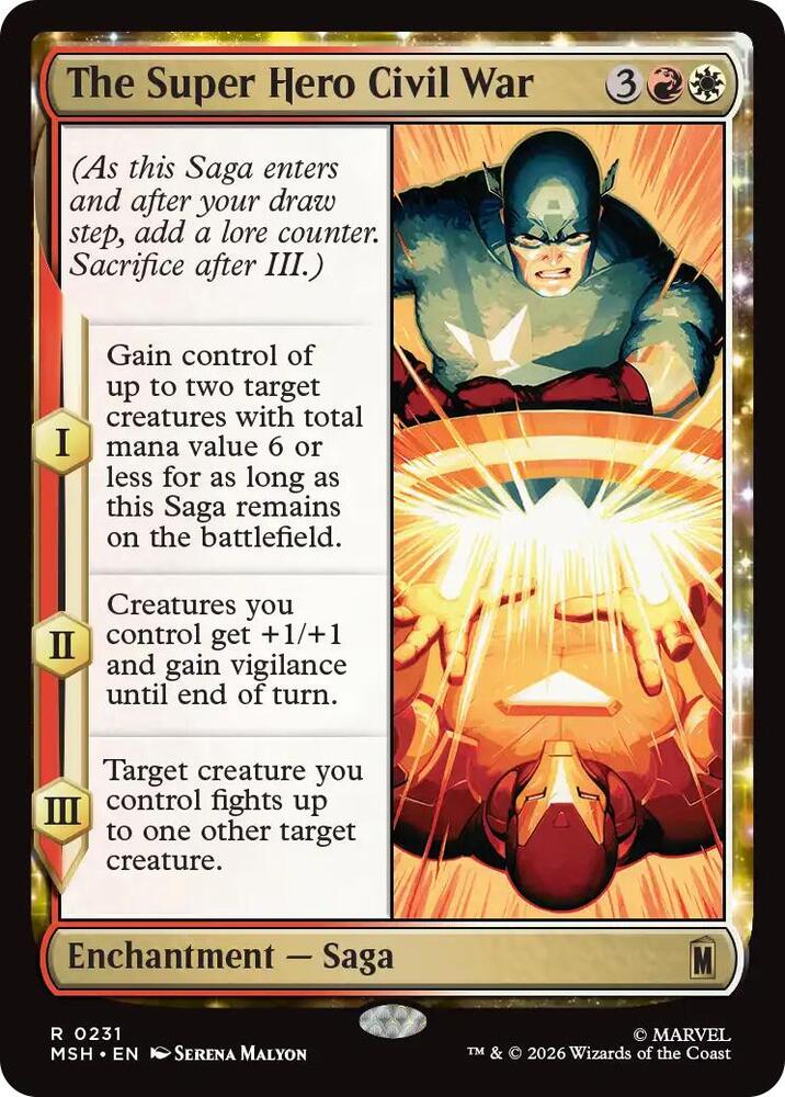 The Super Hero Civil War-Marvel Super Heroes-R-Normal