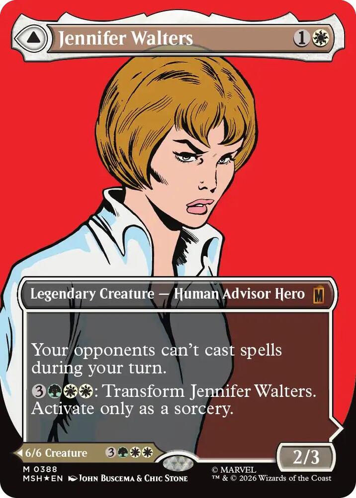 Jennifer Walters (Borderless) (0388)-Marvel Super Heroes-M-Foil