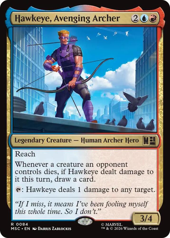Hawkeye, Avenging Archer-Commander: Marvel Super Heroes-R-Normal