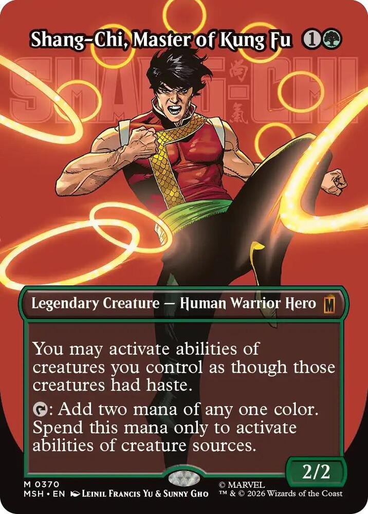 Shang-Chi, Master of Kung Fu (Borderless) (0370)-Marvel Super Heroes-M-Normal