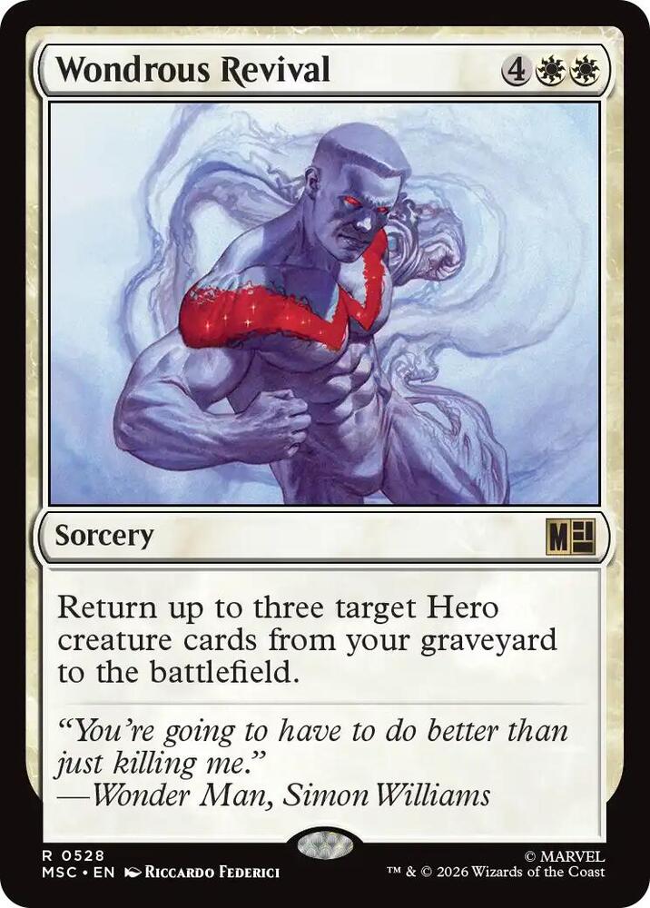 Wondrous Revival-Commander: Marvel Super Heroes-R-Normal