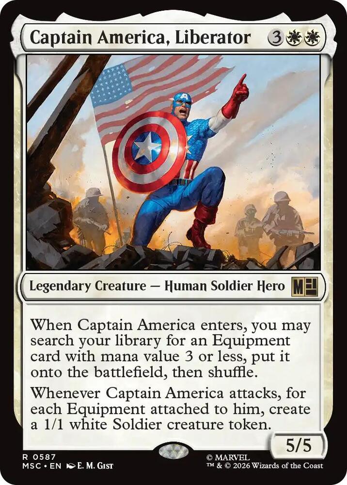 Captain America, Liberator-Commander: Marvel Super Heroes-R-Normal