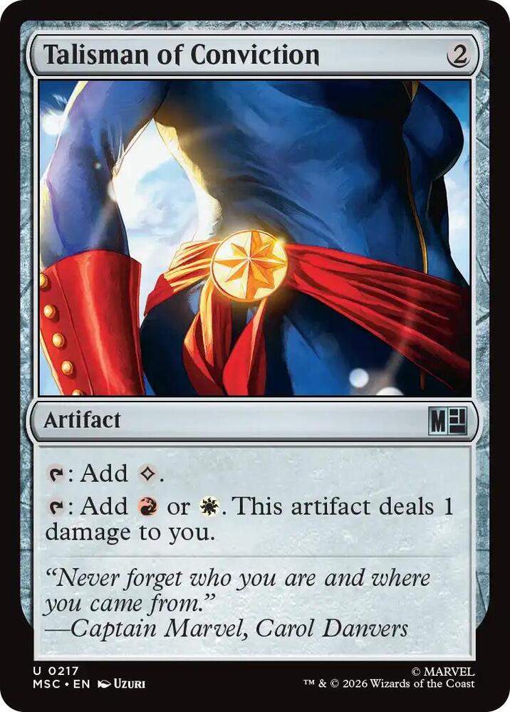 Talisman of Conviction-Commander: Marvel Super Heroes-U-Normal
