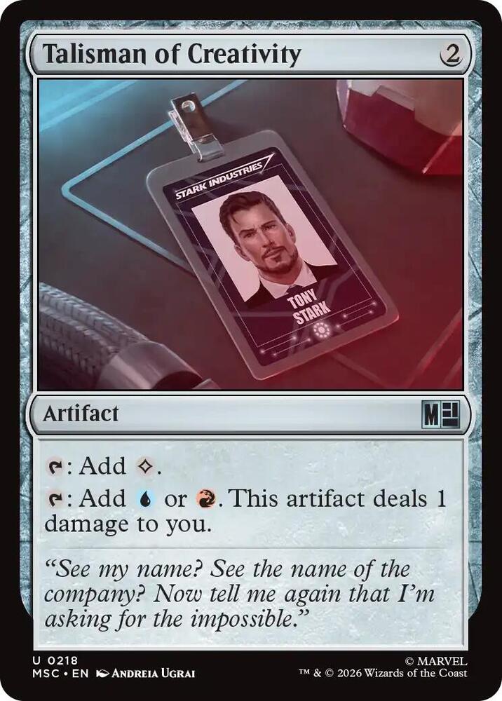 Talisman of Creativity-Commander: Marvel Super Heroes-U-Normal