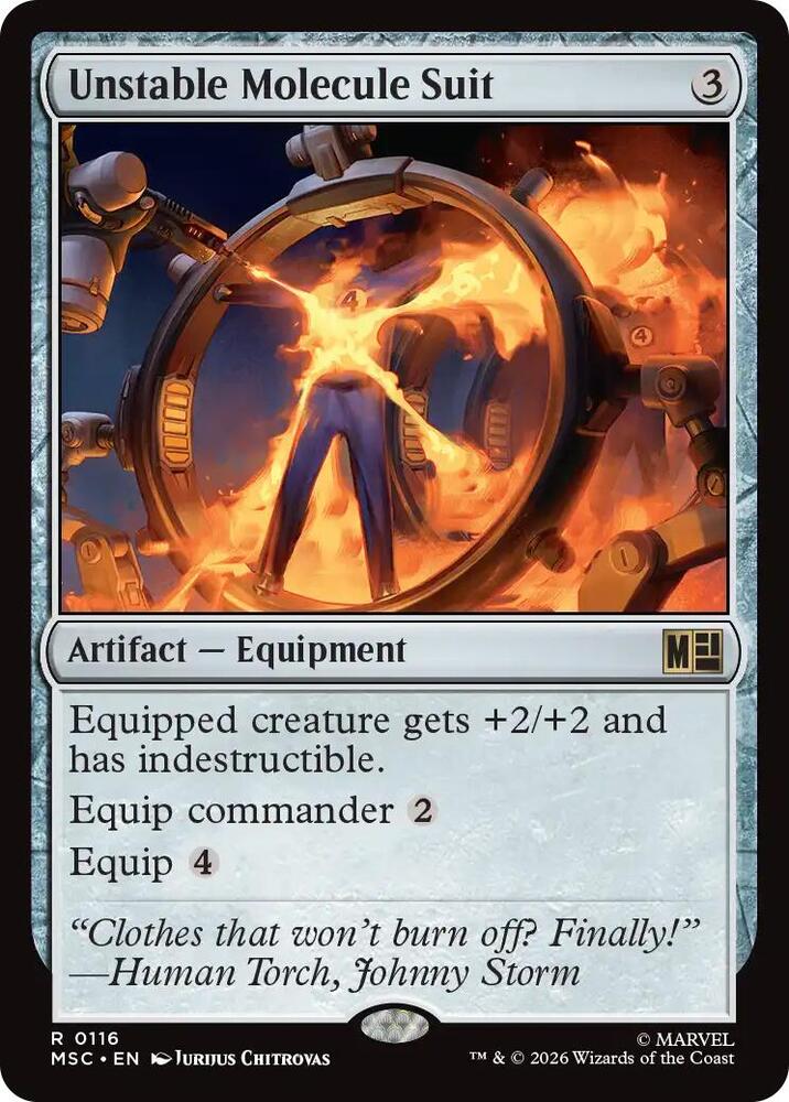 Unstable Molecule Suit-Commander: Marvel Super Heroes-R-Normal