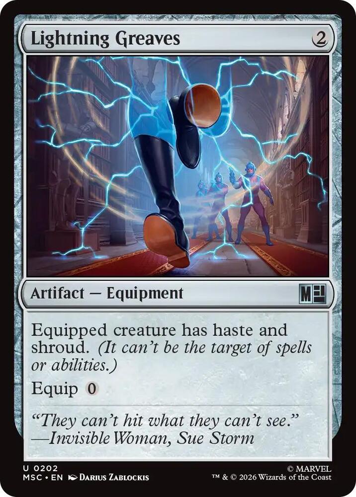 Lightning Greaves-Commander: Marvel Super Heroes-U-Normal