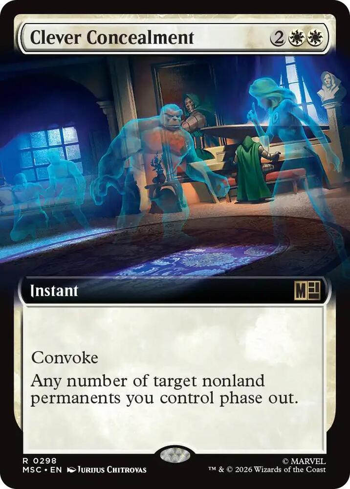 Clever Concealment (Extended Art)-Commander: Marvel Super Heroes-R-Normal