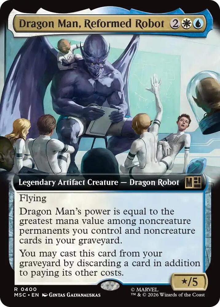 Dragon Man, Reformed Robot (Extended Art)-Commander: Marvel Super Heroes-R-Normal