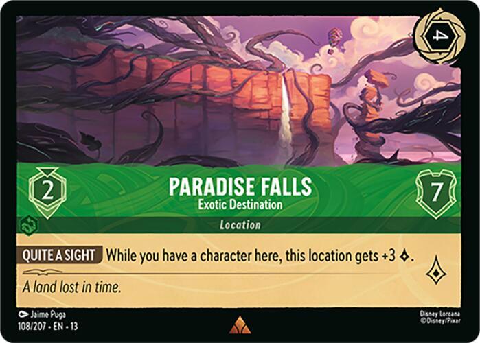 Paradise Falls - Exotic Destination-Attack of the Vine!-Rare-Normal