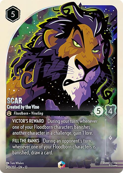Scar - Created by the Vine (Enchanted)-Attack of the Vine!-Enchanted-Holofoil