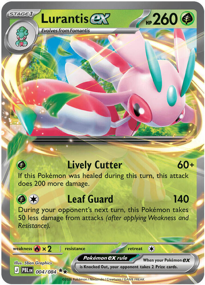 Lurantis ex - 004/084-ME05: Pitch Black-Double Rare-Holofoil