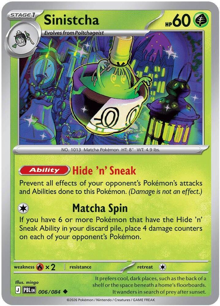 Sinistcha-ME05: Pitch Black-Uncommon-Reverse Holofoil