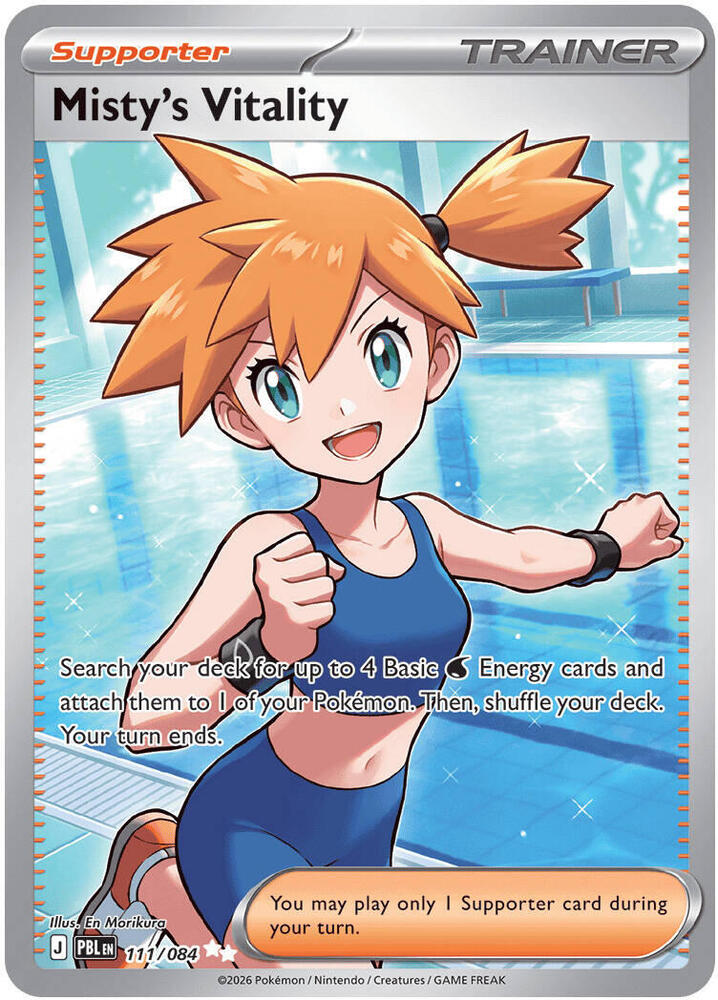 Misty's Vitality - 111/084-ME05: Pitch Black-Ultra Rare-Holofoil