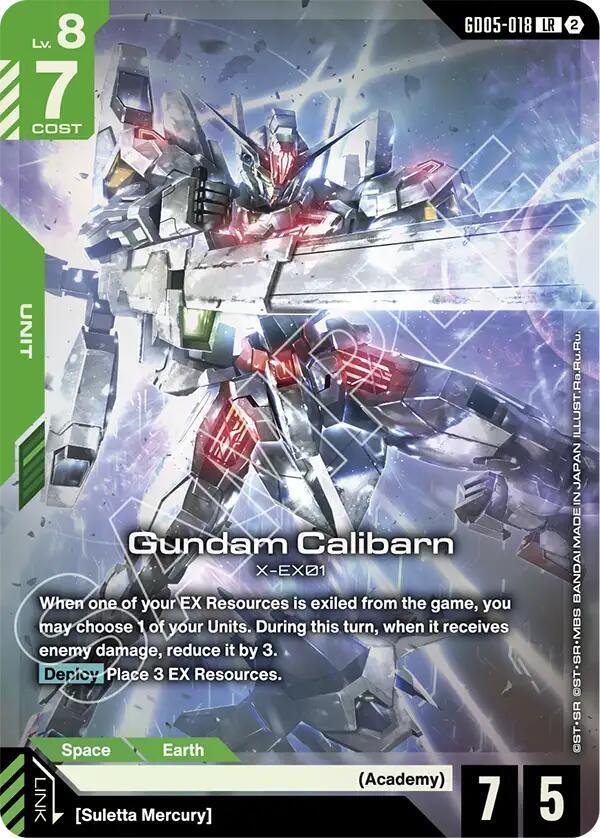 Gundam Calibarn-Freedom Ascension-Legend Rare-Holofoil