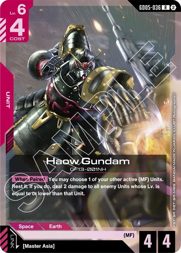 Haow Gundam-Freedom Ascension-Rare-Holofoil
