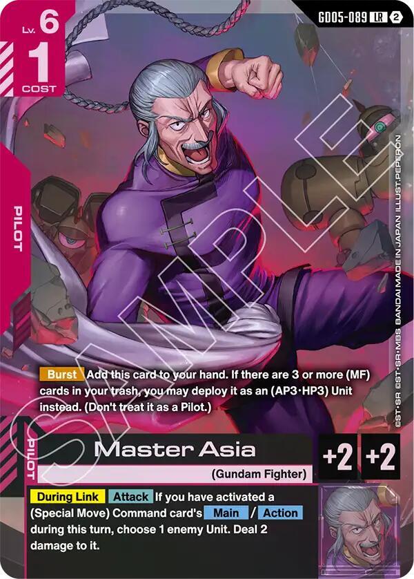 Master Asia-Freedom Ascension-Legend Rare-Holofoil