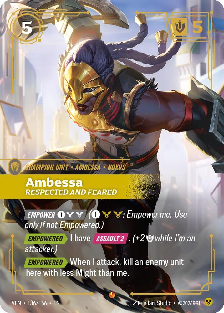 Ambessa - Respected and Feared-Vendetta-Epic-Foil