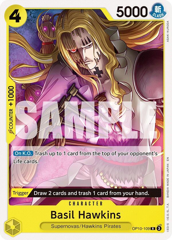 Basil Hawkins-Starter Deck 36: YELLOW Eustass"Captain"Kid-R-Normal