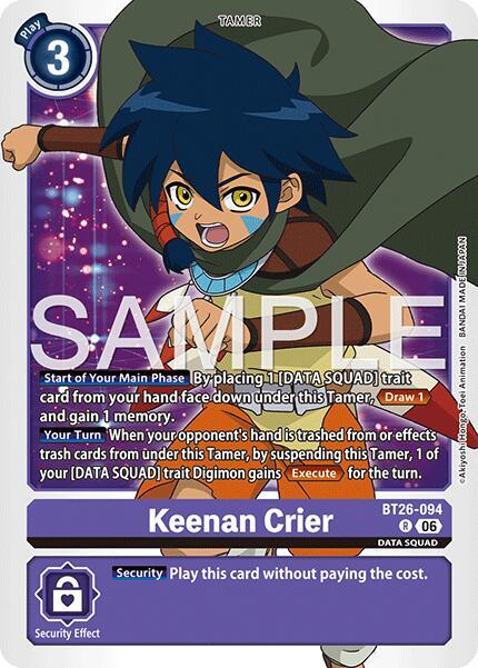 Keenan Crier-Timeless Bonds-Rare-Foil