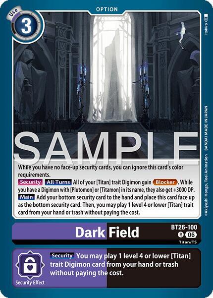 Dark Field-Timeless Bonds-Rare-Foil