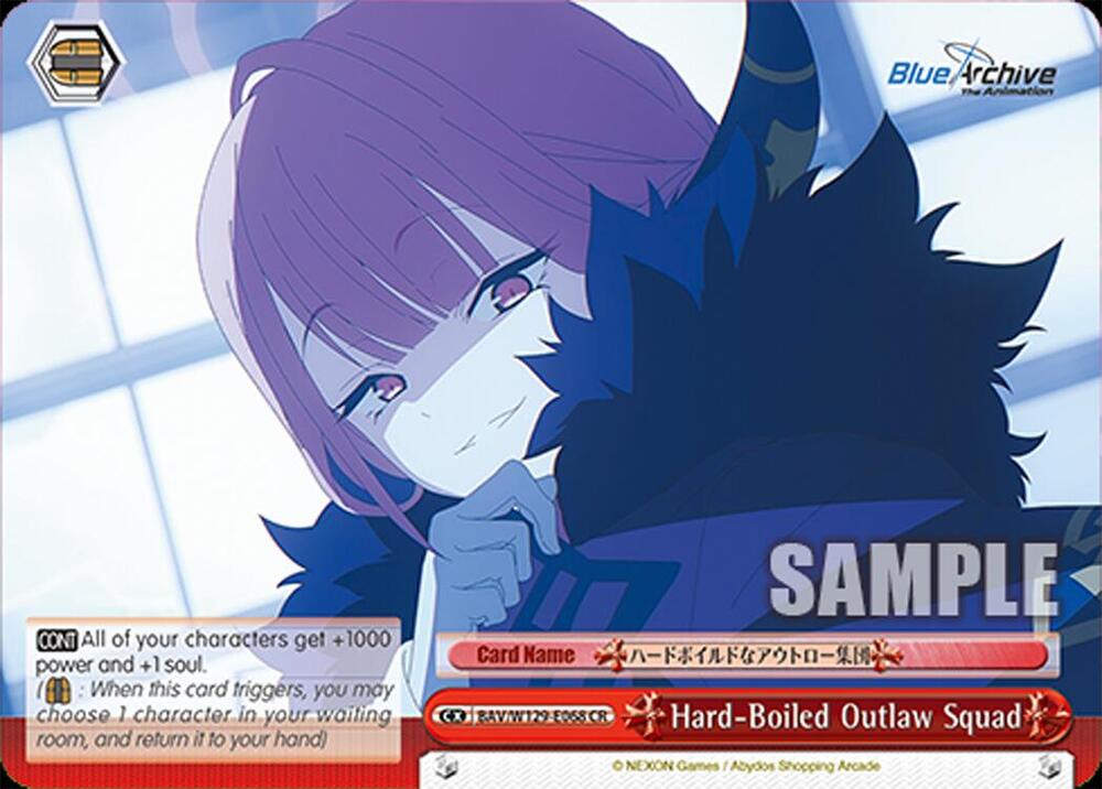 Hard-Boiled Outlaw Squad-Blue Archive The Animation-Climax Rare-Normal