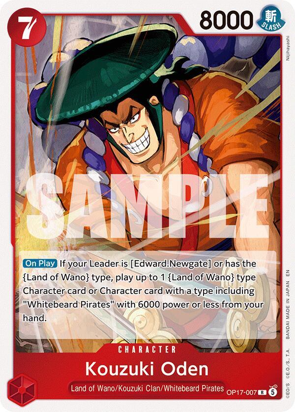 Kouzuki Oden-The World's Strongest Warriors-R-Foil