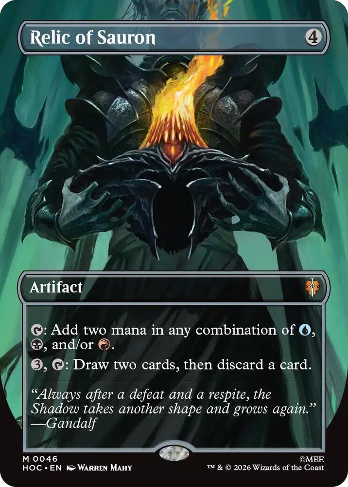 Relic of Sauron (Borderless)-The Hobbit: Eternal-Legal-M-Foil