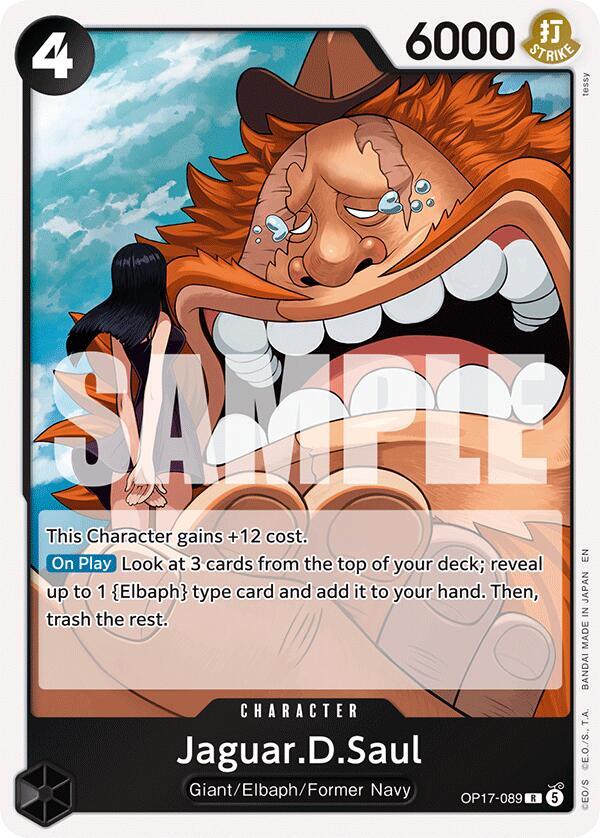 Jaguar.D.Saul-The World's Strongest Warriors-R-Foil