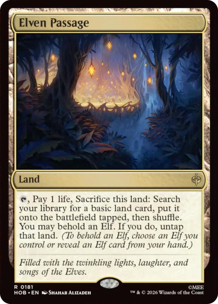 Elven Passage-The Hobbit-R-Foil