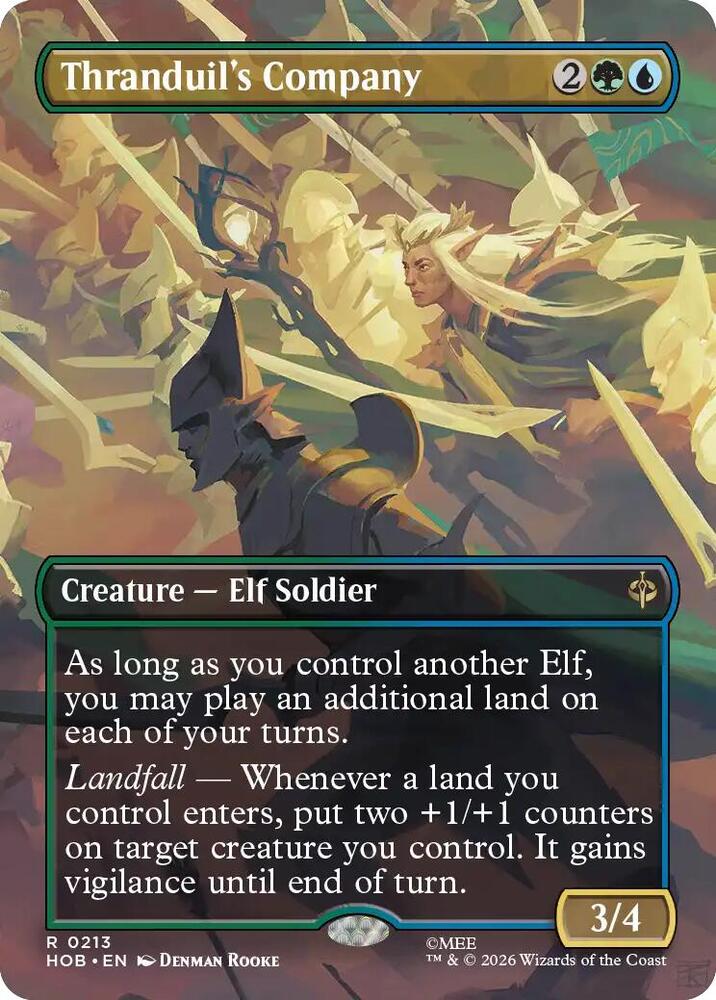 Thranduil's Company (Borderless)-The Hobbit-R-Foil