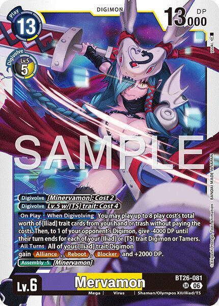 Mervamon-Timeless Bonds-Super Rare-Foil