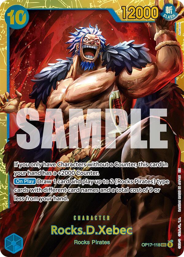 Rocks.D.Xebec (118)-The World's Strongest Warriors-SEC-Foil