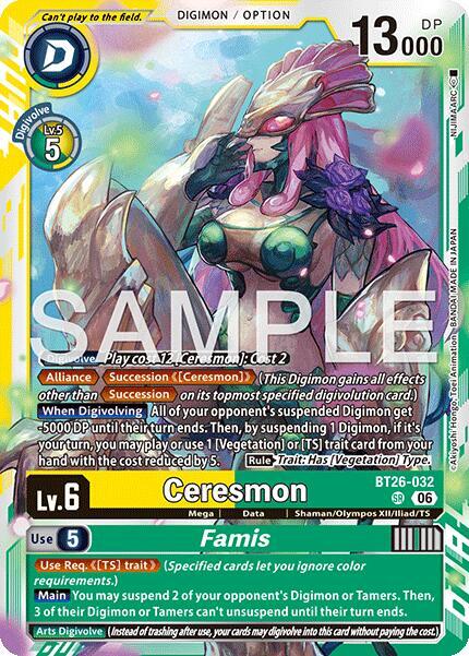 Ceresmon // Famis-Timeless Bonds-Super Rare-Foil