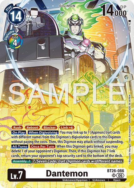 Dantemon-Timeless Bonds-Super Rare-Foil