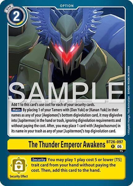 The Thunder Emperor Awakens-Timeless Bonds-Rare-Foil