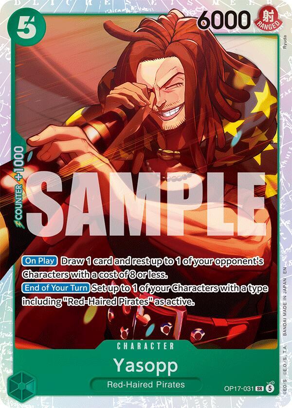 Yasopp-The World's Strongest Warriors-SR-Foil