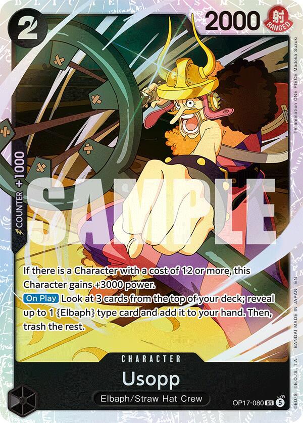 Usopp-The World's Strongest Warriors-SR-Foil