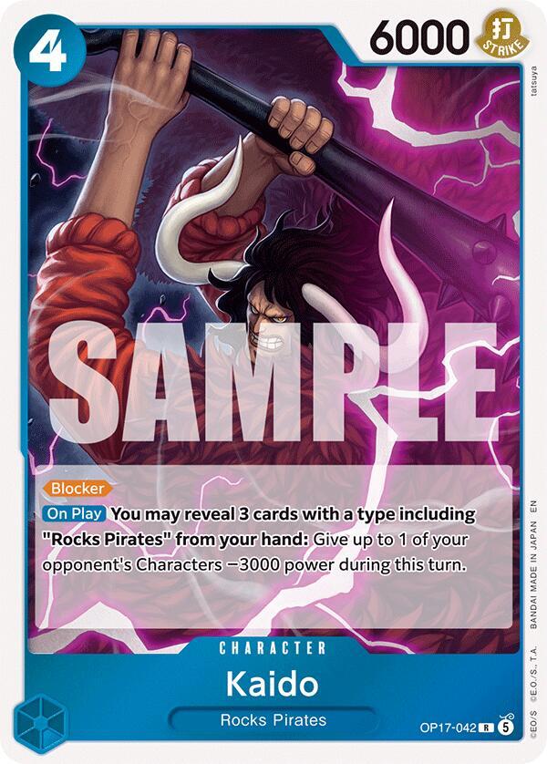 Kaido (042)-The World's Strongest Warriors-R-Foil