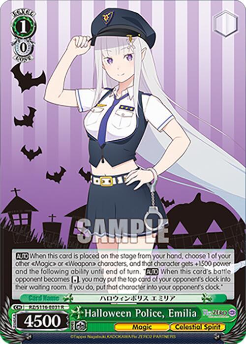 Halloween Police, Emilia-Re:ZERO -Starting Life in Another World- Vol.3-Rare-Normal